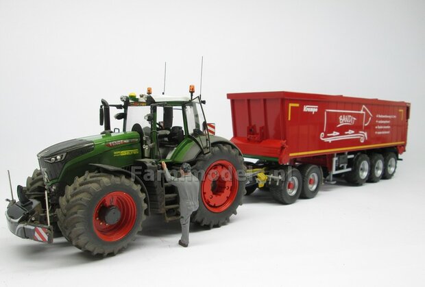 Siga Nova Duo, tandem as Dolly t.b.v. trailers en mesttanks Bouwpakket Basis 1:32 (HTD)              