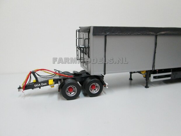 VOORBEELD FOTO&#039;S Siga Nova Duo, tandem as Dolly t.b.v. trailers en mesttanks Bouwpakket Basis 1:32 