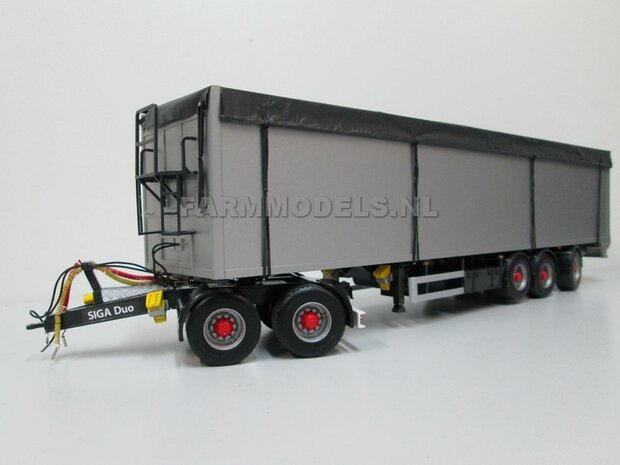 VOORBEELD FOTO&#039;S Siga Nova Duo, tandem as Dolly t.b.v. trailers en mesttanks Bouwpakket Basis 1:32 