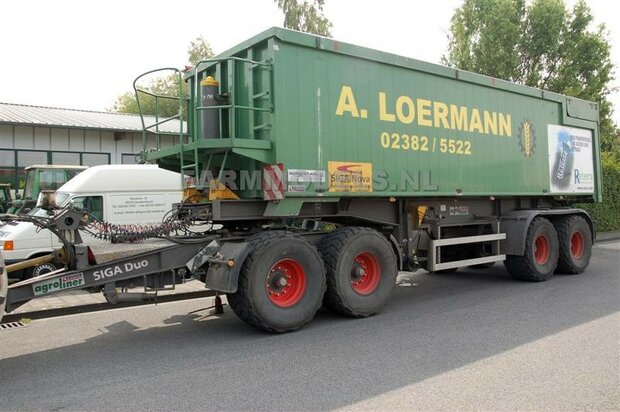 VOORBEELD FOTO&#039;S Siga Nova Duo, tandem as Dolly t.b.v. trailers en mesttanks Bouwpakket Basis 1:32 