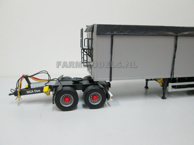 VOORBEELD FOTO&#039;S Siga Nova Duo, tandem as Dolly t.b.v. trailers en mesttanks Bouwpakket Basis 1:32 