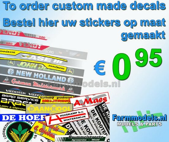 &euro; 0.95  (Pr&eacute;-Cut) Stickers - Decals aangevraagd via e-mail, bestel hier   Farmmodels.nl