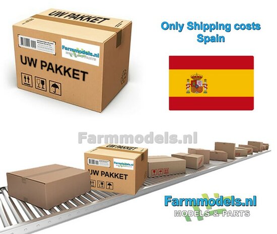 Losse verzendkosten NAAR Spanje van uw bestaande (na-) levering/ bestelling 