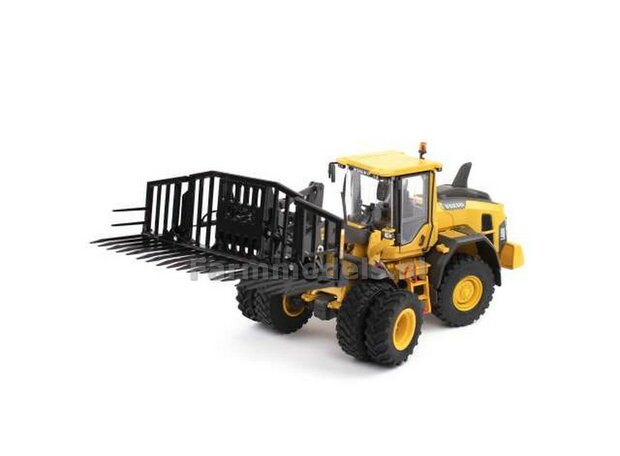 GRASVORK  JCB  Opklapbaar voor Farmmodels bouwkit &egrave;n VAB-STD snelwissels van o.a. Volvo en JCB shovels van Agri Collectable 1:32  AT3200181