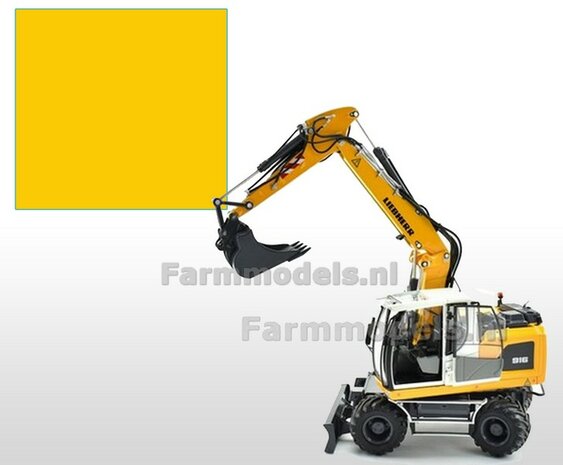 Liebherr 916 Agri Collectables Geel - Farmmodels series Spuitbus / Spraypaint - Farmmodels series = Industrie lak, 400ml. ook voor schaal 1:1 zeer geschikt!!