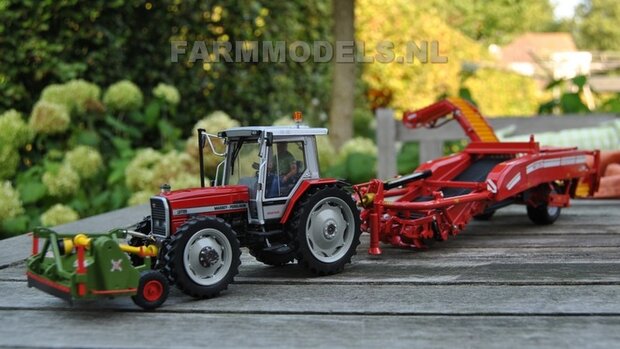 470. Baselier loofklapper met Massey Ferguson 3115 en Grimme rooier