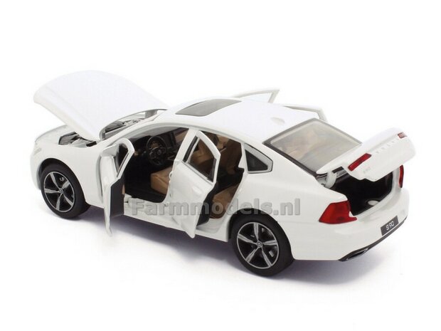 WIT  Volvo S90  Pull back, licht &amp; geluid 1:32   TAY32100011