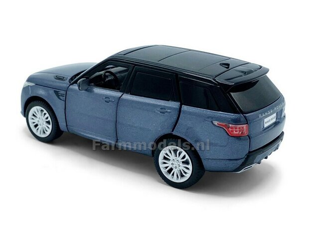 GRIJS Range Rover Sport, Pull back, licht en geluid 1:32   tay32105016