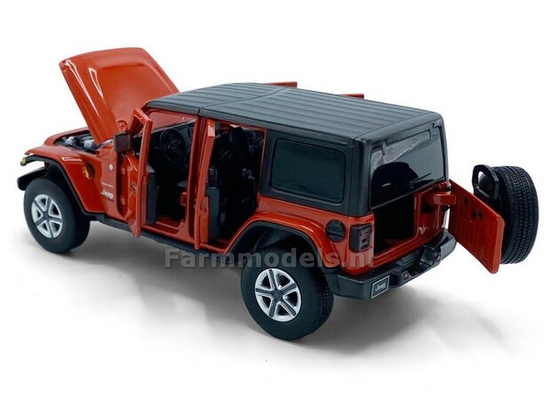 ORANJE Jeep Wrangler Sahara Unlimited 1:32 Tayumo TAY32170016