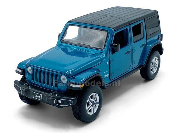 BLAUW Jeep Wrangler Sahara Unlimited  1:32 Tayumo TAY32170017