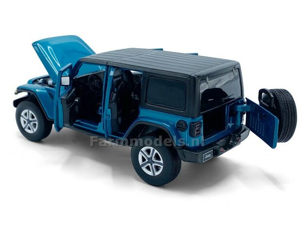 BLAUW Jeep Wrangler Sahara Unlimited  1:32 Tayumo TAY32170017