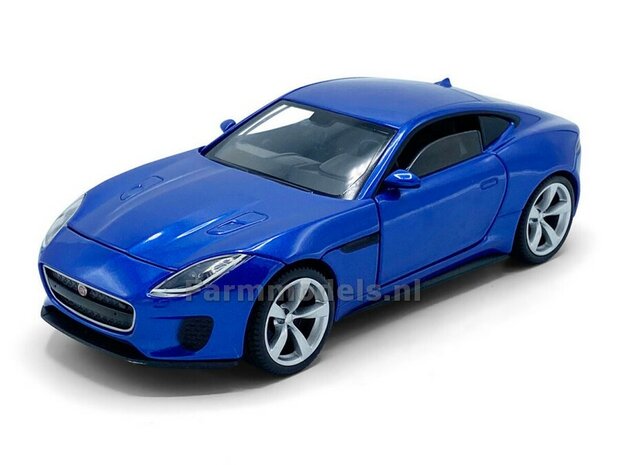 BLAUW Jaquar F-Type, Licht, geluid en sturende voorwielen 1:32   tay32110023