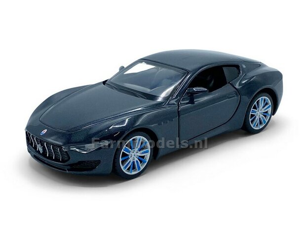 ZWART Maserati Alfieri 2014 Concept, Licht, geluid en sturende voorwielen /   1:32  tay32125011