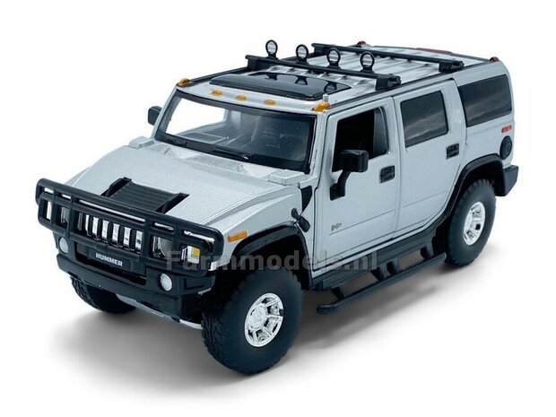 ZILVER GRIJS Hummer H2  Licht, geluid en sturende voorwielen tay32160011