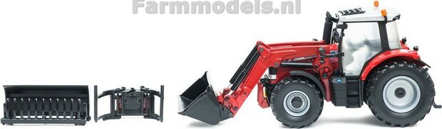 Massey Ferguson 6616 met voorlader van Britains 1:32   BR43082A2