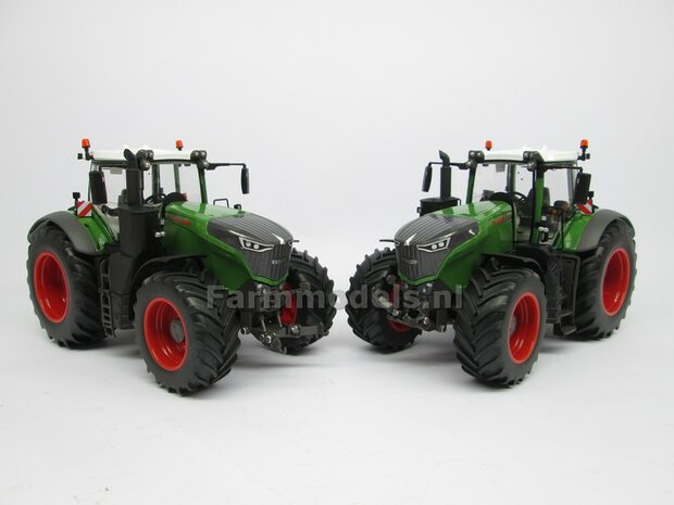 2x !!  Fendt 1050 Vario met Fendt One Cabine (2022) + FREE GIFT 2 delige voorruit stickerset Dieselross German Meisterwerk 1:32 Wiking WK77864   NB2B