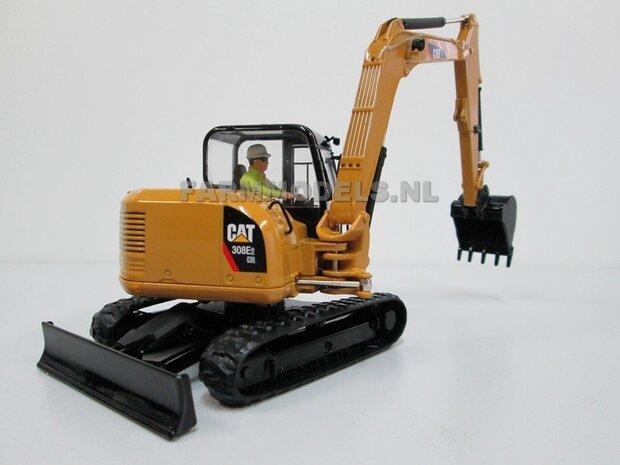 Caterpillar 308E2 CR SB Midigraver + Machinist  &amp; diverse toebehoren 1:32  DCM 85239   