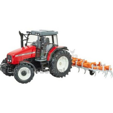 MF 6290 met cultivator Britains 1:32  BR43335