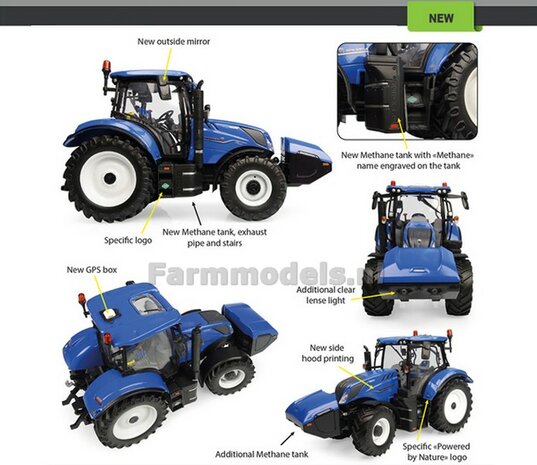 New Holland T6.180  Methane 1:32  UH6402   