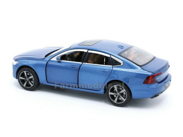 Blauw Volvo S90 met licht en geluid 1:32   TAY32100010