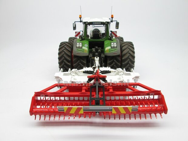 2 machines: MGP Parolin magnum 5m completa 2x grondbewerkingswerktuigen, front- &amp; achterhef  1:32 Agringegno Models