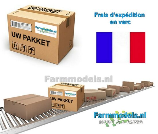 Losse verzendkosten NAAR FRANKRIJK van uw bestaande (na-) levering/ bestelling  (only used for delivery to France)