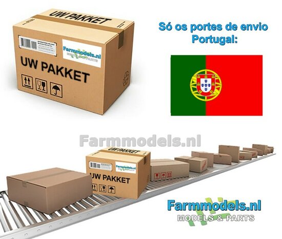 Separate Versandkosten NACH Portugal Ihrer bestehenden (Nach-) Lieferung / Bestellung (nur f&uuml;r Lieferungen nach Portugal verwendet)