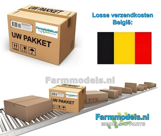 Losse verzendkosten NAAR BELGI&Euml; van uw bestaande (na-) levering/ bestelling  (only used for delivery to Belgium)