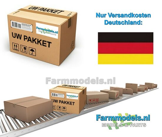 Losse verzendkosten NAAR DUITSLAND van uw bestaande (na-) levering/ bestelling  (only used for delivery to Germany)