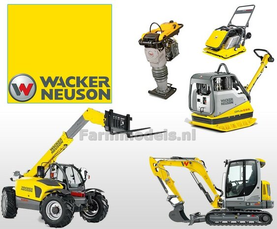 WACKER NEUSON GEEL - Farmmodels series Spuitbus / Spraypaint - Farmmodels series  (Industrie lak 400ml. ook voor schaal 1:1 zeer geschikt)