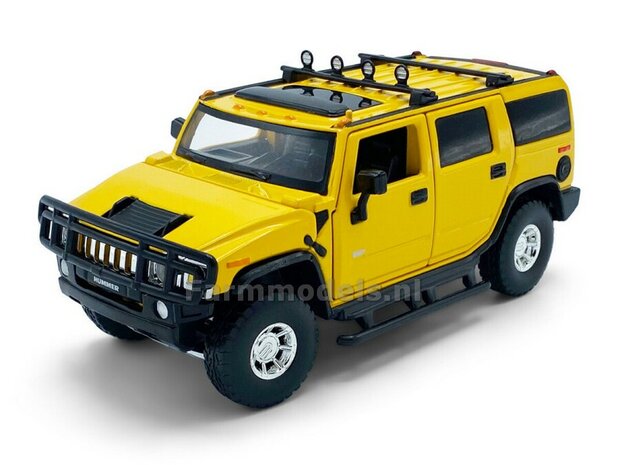 GEEL Hummer H2  Licht, geluid en sturende voorwielen tay32160012