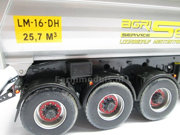 3x nummerset transparant, 5,6-mm-hoog, met zwarte outline en dropshadow stickers Decals 1:32 Farmmodels.nl