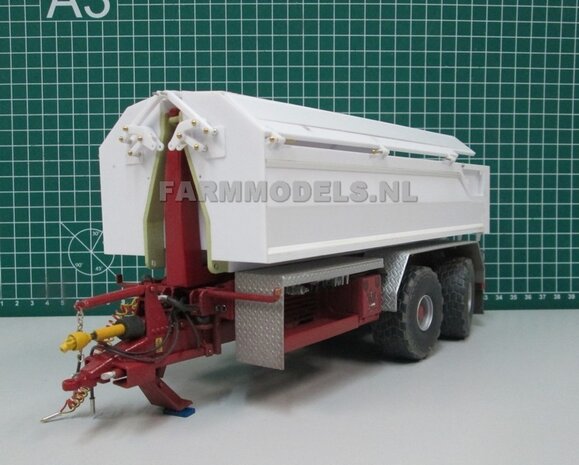 Afdek kleppen systeem Jan Veenhuis zand bak t.b.v 2 asser Jan Veenhuis haakarm Carrier  1:32  Farmmodels Premium line series