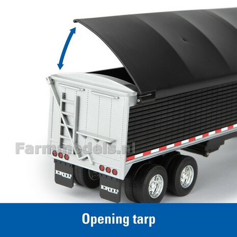 Freightliner 122SD semi met graantrailer  ERTL 1:32 47361  