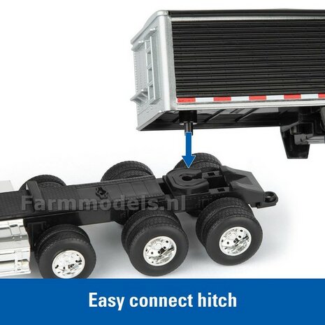 Freightliner 122SD semi met graantrailer  ERTL 1:32 47361  