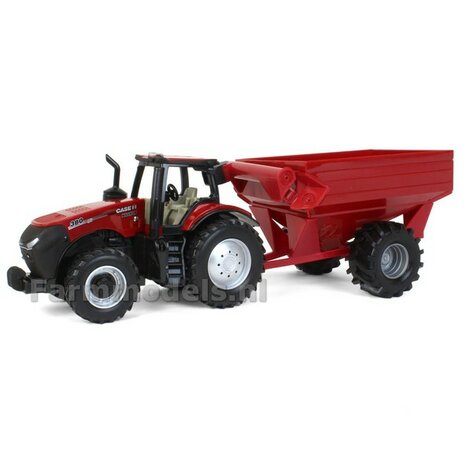 Case IH 380 Magnum met Graantrailer  Ertl 1:32  47408        