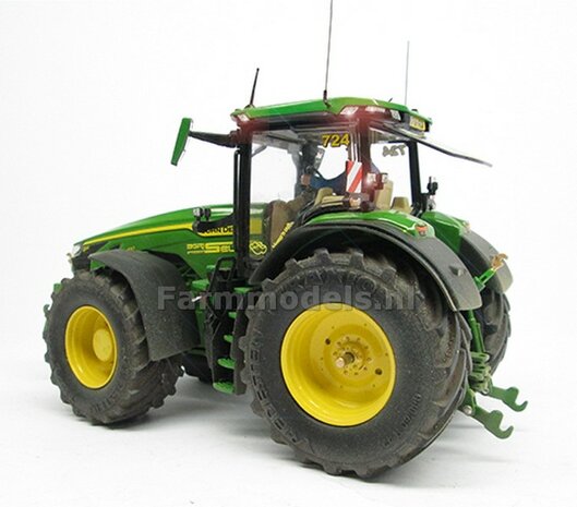 33x (Werk-) Verlichtings stickers LED met extra dikke transparante laag t.b.v. John Deere 8R Wiking 1:32 Farmmodels.nl