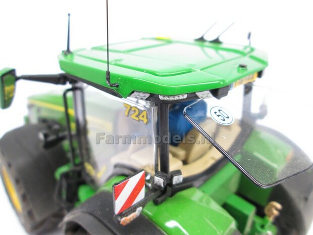 33x (Werk-) Verlichtings stickers LED met extra dikke transparante laag t.b.v. John Deere 8R Wiking 1:32 Farmmodels.nl