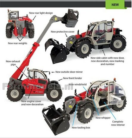 Massey Ferguson TH 8043 - 2023 verreiker  1:32 UH 6342    PRE-ORDER