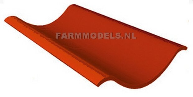 280x Dakpannen Oud Rood / Oranje, 1:32 Juweela 23271