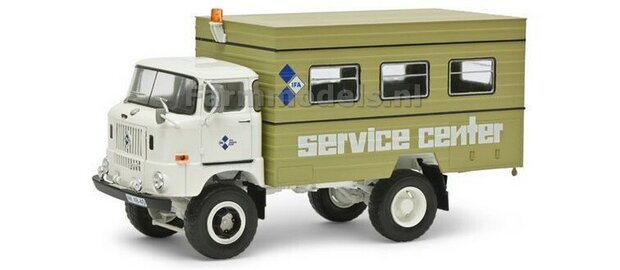 IFA W50 Koffer-LKW Fortschritt Service Lim. Ed. 1500 stuks 1:32 Schuco S07861    LAST ONE/OP=OP