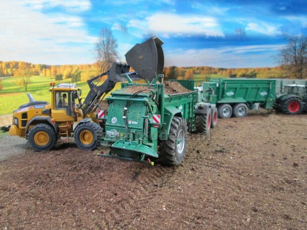TEBBE MS 140 Enkel asser mestverspreider Upgrade versie 1:32    NB2B  