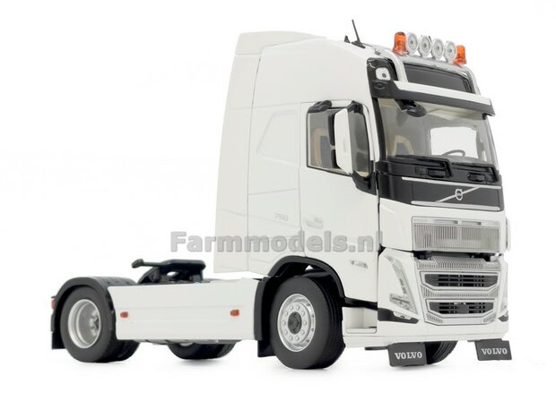 CLEAR WHITE VOLVO FH5 4x2 1:32 nu met gratis ANGLES MORTES stickerset MargeModels  MM2320-01 