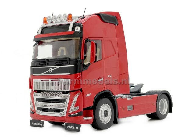 RED VOLVO FH5 4x2 1:32 nu met gratis ANGLES MORTES stickerset MargeModels  MM2320-03 