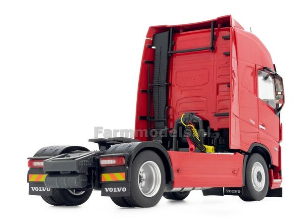 RED VOLVO FH5 4x2 1:32 nu met gratis ANGLES MORTES stickerset MargeModels  MM2320-03 