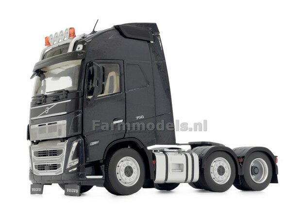 ANTHRACITE VOLVO FH5 6x2 1:32 nu met gratis ANGLES MORTES stickerset MargeModels  MM2321-02  