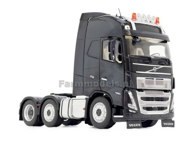 ANTHRACITE VOLVO FH5 6x2 1:32 nu met gratis ANGLES MORTES stickerset MargeModels  MM2321-02  