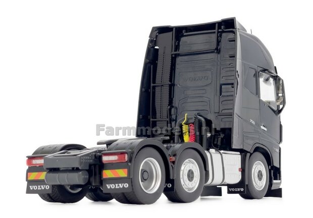 ANTHRACITE VOLVO FH5 6x2 1:32 nu met gratis ANGLES MORTES stickerset MargeModels  MM2321-02  