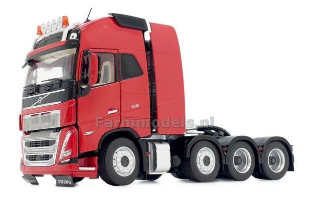 RED VOLVO FH5 8x4 1:32 nu met gratis ANGLES MORTES stickerset MargeModels  MM2322-03   