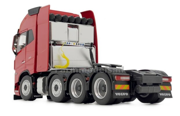 RED VOLVO FH5 8x4 1:32 nu met gratis ANGLES MORTES stickerset MargeModels  MM2322-03   